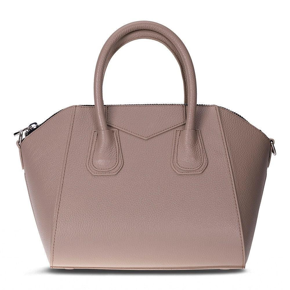 Bloominbag Aria Mink Taupe Medium Hakiki Deri Kadın El & Omuz Çantası