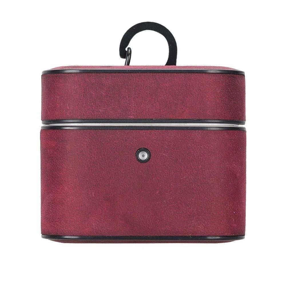 Bloominbag Aurel Clip Fuchsia Bloom Hakiki Deri Airpods 3 Kılıfı – Airpods 3 Uyumlu Charm Case