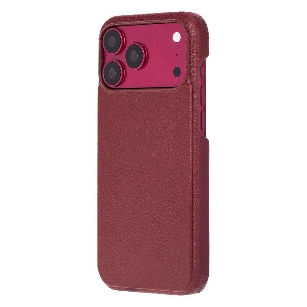 Bloominbag Bloomcase Vectra Burgonya Iphone 18 Pro Magsafe Hakiki Deri Kılıf