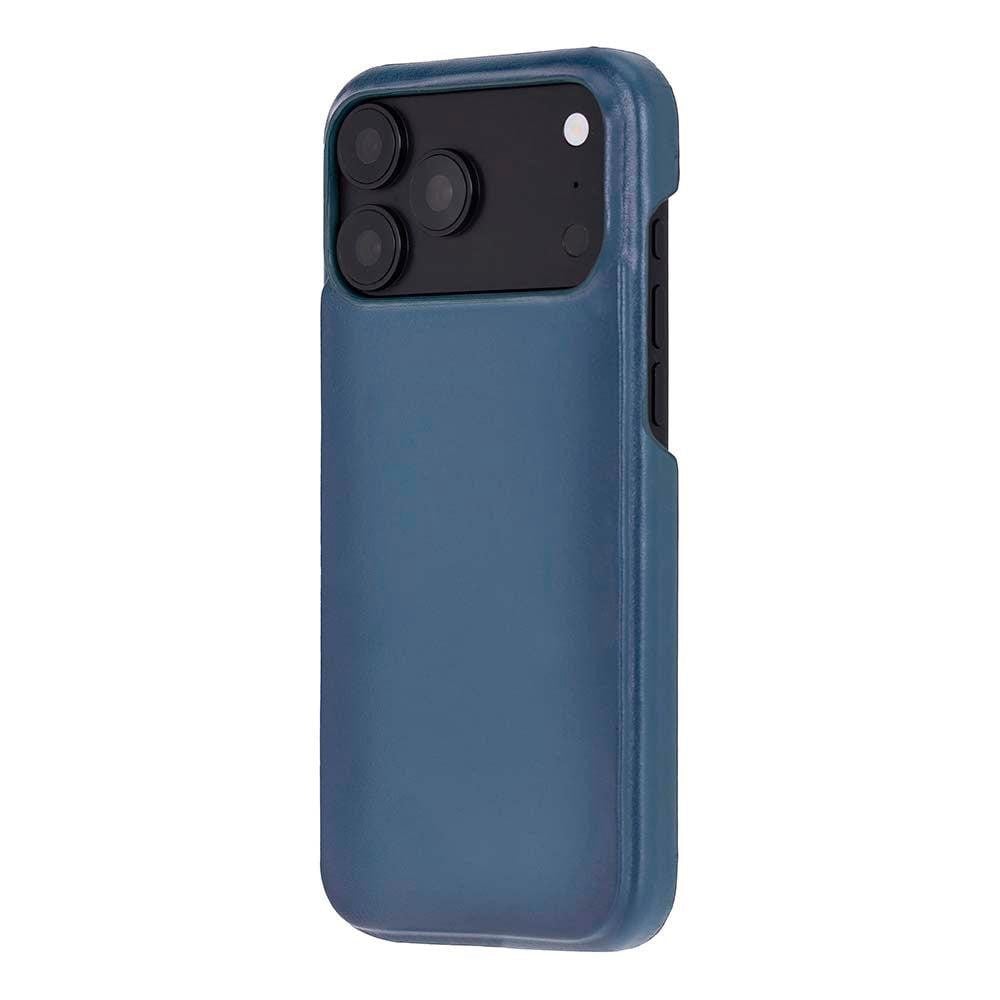 Bloominbag Bloomcase Vectra Chambray Blue Iphone 18 Pro Magsafe Hakiki Deri Kılıf