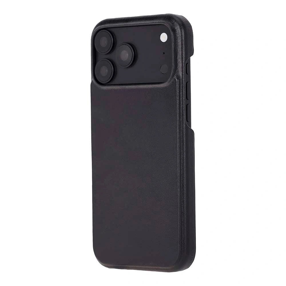 Bloominbag Bloomcase Vectra Obsidian Black Iphone 18 Pro Max Magsafe Hakiki Deri Kılıf