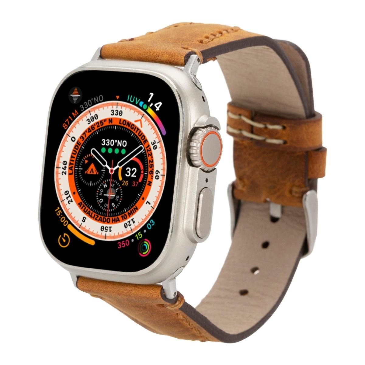Bloominbag Bloomstrap Avilla Moccasin Hakiki Deri Apple Watch Kayışı-44/45/46/49mm