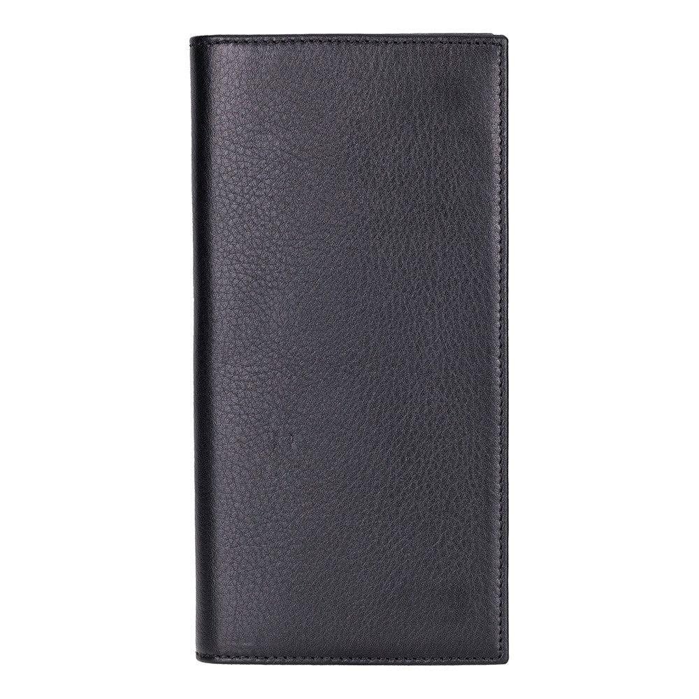 Bloominbag Bloomtenuta Obsidian Black – Hakiki Deri Cüzdan & Telefon Çantası