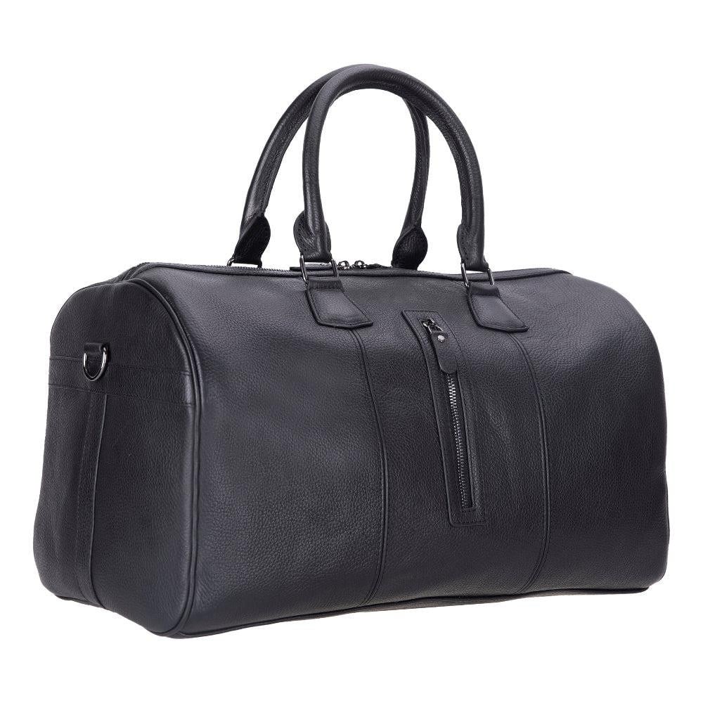 Bloominbag Dolly Voyager Pebble Black Hakiki Deri Weekender & Duffle Seyahat Çantası