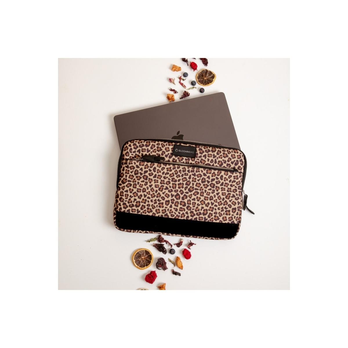 Bloominbag Earthy Leopard 14 Inç Laptop / Macbook Kılıf