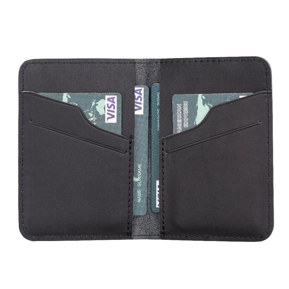 Bloominbag Heritage Core Coal Black Deri Erkek Cüzdanı