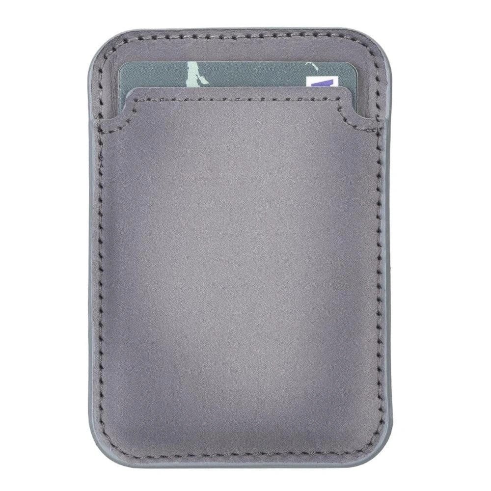 Bloominbag Snapé Stone Gray Mıknatıslı Deri Telefon Kartlık