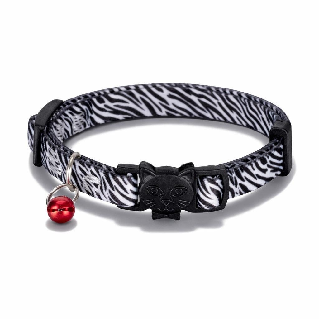Bloominbag Swissplus Urban Paws Zebra Noir Recycled Kedi Tasması- 10 Mm