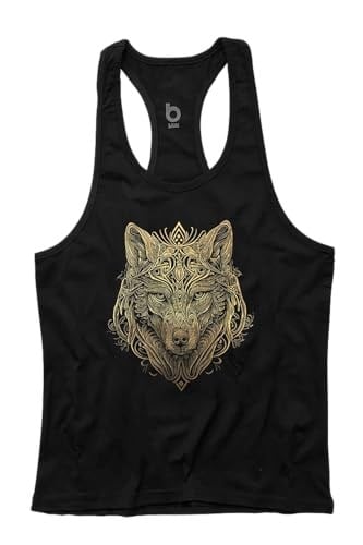 Bluu Wolfart Fitness Gym Tank Top Sporcu Atleti