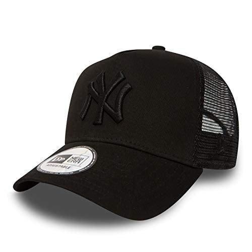 Bob Team Logo Trucker Şapka New York Yankees Siyah Fileli