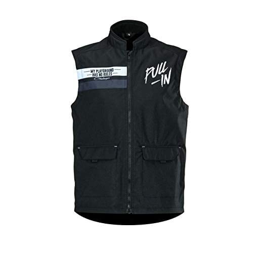 Bodywarmer Challenger Tam Siyah Yetişkin Kazak M