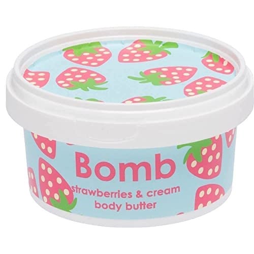 Bomb Cosmetics Strawberry & Cream Vücut Kremi (200 ml) - Seçenekler: 200 ml, 160 ml, 160 ml (2 paketi), 200 ml (2 paketi)