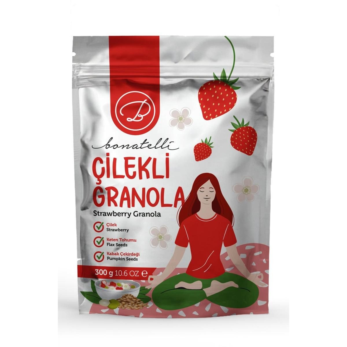 Bonatelli Çilekli Granola 300 G