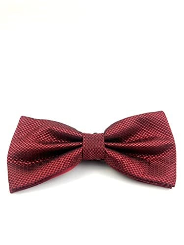Bordo Kareli Erkek SATEN KUMAŞ PETEK DOKULU Papyon Bordo Tek Ebat Bordo Tek Ebat ars-473