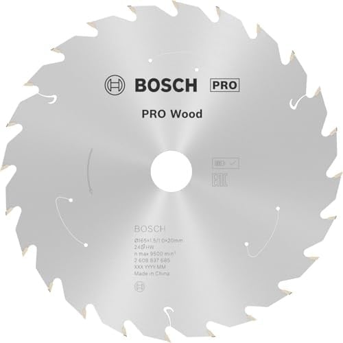 Bosch 1 x PRO Wood daire testere bıçağı, akülü daire testereler için (yumuşak ahşap, sert ahşap, çap mm, profesyonel aksesuar, daire testere)