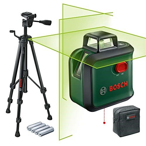 Bosch Advanced Level 360 Çapraz Çizgi Lazeri,Yeşil