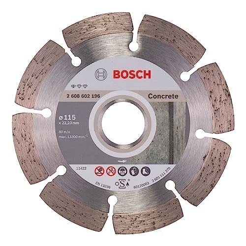 Bosch Elmas Kesme Ve Delme Aksesuarları, Disk, Gri, 115x22.23x1.6x10 mm, 1 Adet