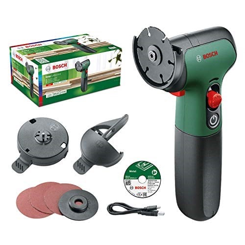 Bosch Home and Garden Akülü EasyCut & Grind Kompakt Kesme ve Taşlama Makinesi (2.0 Ah Akü, 7.2 Volt, Karton Kutuda)