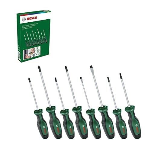 Bosch Home and Garden Tornavida Seti 8 Parça - Seçenekler: 5-teilig, 6-teilig, 8-teilig