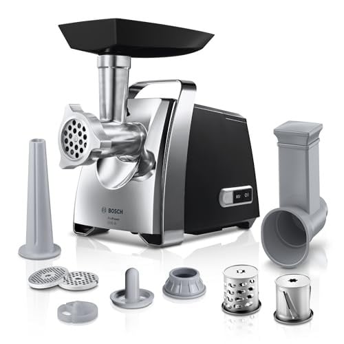 Bosch Mfw67440 Propower Kıyma Makinesi, Plastik, Siyah / Gümüş