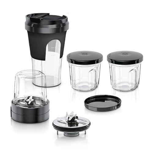 Bosch Muz45Xtm1 Tastymoments 5’İ 1 Arada Çoklu Parçalayıcı Seti (Karıştırma Yapma, Öğütme, Saklama, Togo Çözümü) Mumx, Mum5, Mum4 Mutfak Makineleri İçin