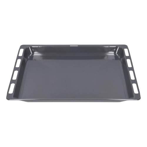 Bosch Orijinal Siemens Balay ocak fırın pişirme tepsisi kek tepsisi evrensel tava 465 x 375 x 39 mm emaye piroliz geçirmez 3HB HA HB HBA HBG HBL HBM HBN HBR HC HCA HCE HCL HCR HE HEA için 00.574.912 5