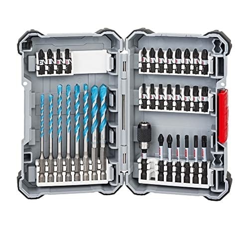 Bosch Professional 35 parça MultiConstruction matkap ve Impact Control tornavida ucu seti (Pick and Click, HEX-9, matkap, darbeli ve darbeli matkap aksesuarı)
