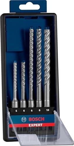 Bosch Professional Accessories 5 parça Expert SDS plus-7X Kırıcı Delici Delme Uçları (Yumuşak taş, Sert taş, Beton, Donatılı b - Seçenekler: 1 adet, 3 parçalı, 5 parçalı, 7 parça., 10 adet, 30 adet...