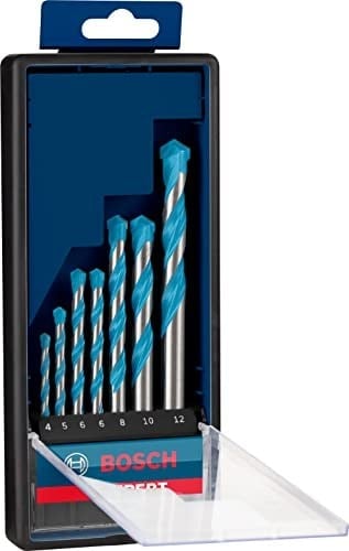 Bosch Professional Accessories 7 x Expert CYL-9 MultiConstruction Matkap Seti (Beton için, Ø 4-12 mm, Darbeli Matkap Aksesuarı)