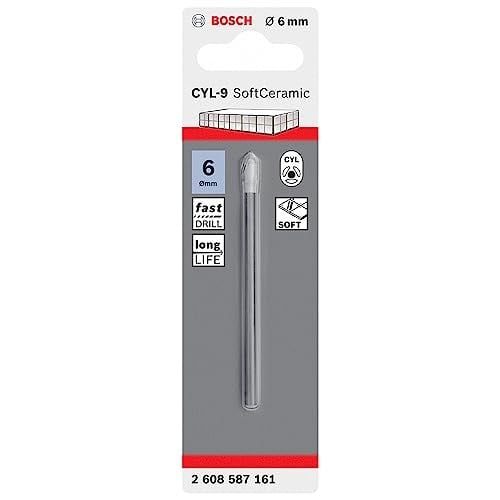 Bosch Professional Accessories Matkap ve Kırıcı Delici Uçları, Taş ve Beton, Gri, 6 mm, 1 Adet
