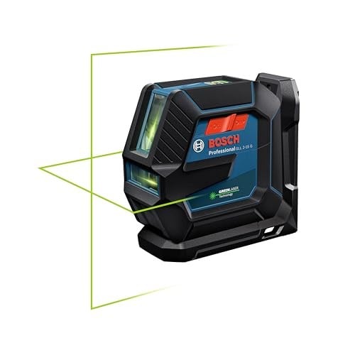 Bosch Professional GLL 2-15 G Çapraz Çizgi Lazeri, 15 metre, LB10 Universal Tutucu