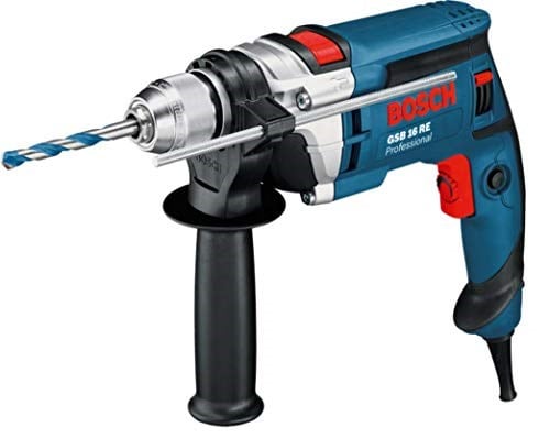 Bosch Professional GSB 16 RE Darbeli Matkap (750 W, Mandren Çapı: 1,5-13 mm, Betonda Delme Çapı: 18 mm)