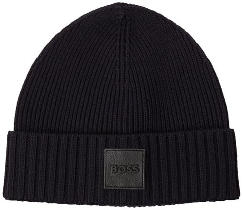 BOSS Erkek Flavio Beanie, Koyu mavi., Tek Beden