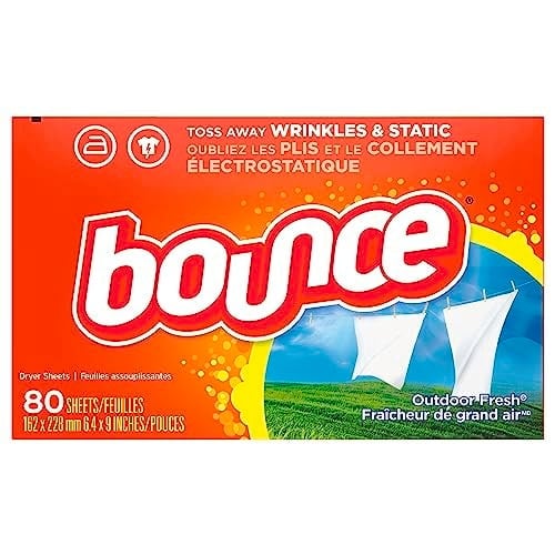 Bounce Kumaş yumuşak çarşaflar, dış mekan taze koku, 80 ct