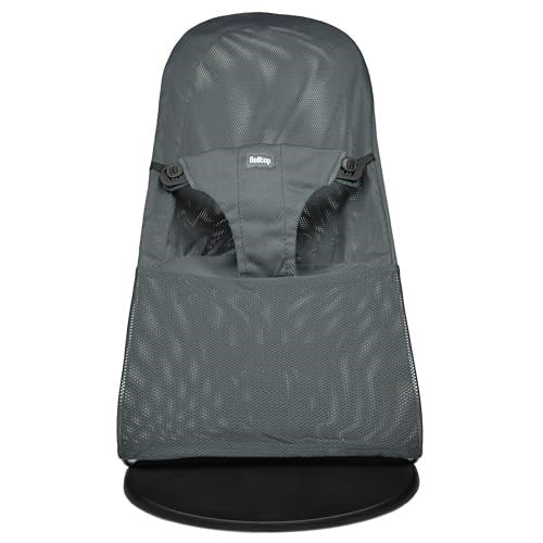 Bouncer için kumaş koltuk Babyjörn Bouncer (Kapak, koltuk) ile uyumlu: Denge, Yumuşak ve Mutluluk. Taze örgü stil. Baby Bouncer için kılıf. Hamak için bebek koltuğu: Ergonomik kesim - Gri
