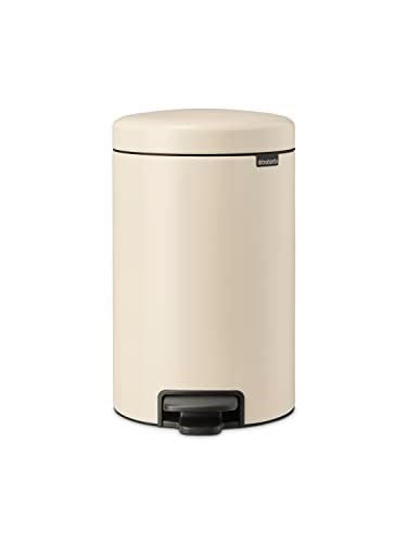 Brabantia - NewIcon pedallı çöp kovası 12 l – mutfak veya yatak odası için orta çöp kutusu – yumuşak kapanan kapak – kolay p - Seçenekler: 3 L, 3 Liter, 5 L, 5 Litre, 12 L, 12 Liter, 20 L, 20 litre...