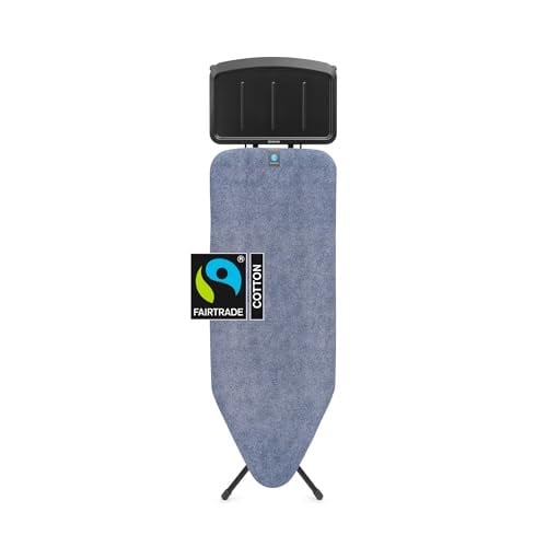 Brabantia Ütü masası, çelik, denim mavisi, geniş
