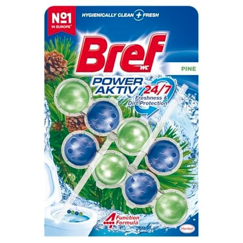 Bref WC Power Aktiv Çam Kokulu 2'li Klozet Temizleme Topları, 1 x 2 Adet, Çam 2, İkili