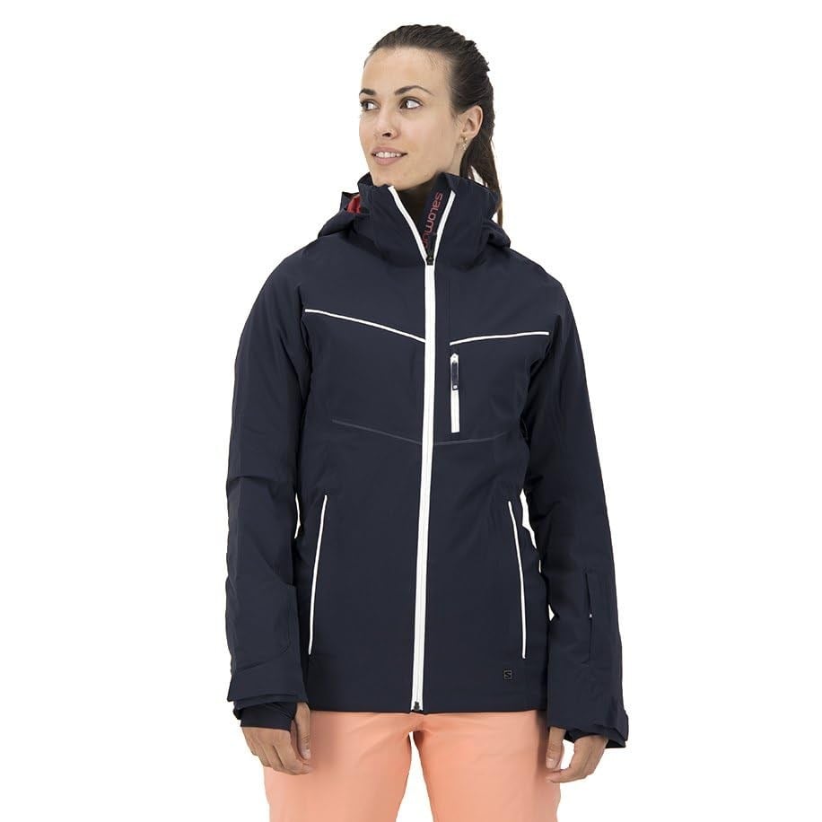 BRILLIANT KADIN KAYAK/SNOWBOARD CEKETİ NIGHT SKY/White/Red Chili L L