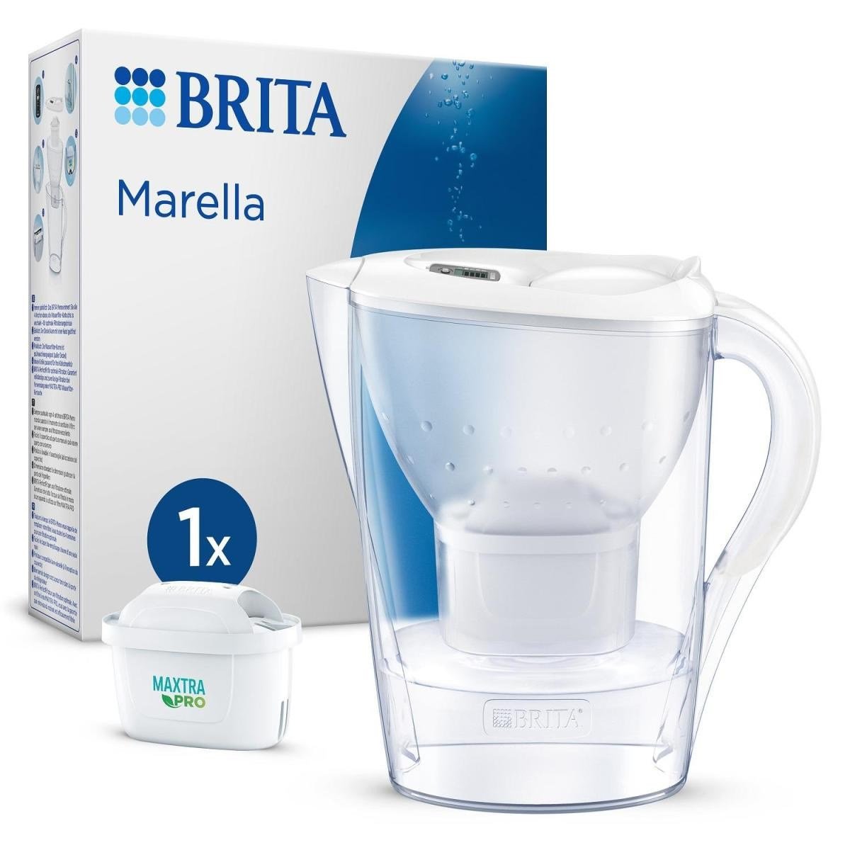 Brita BRITA Marella Cool Maxtra Pro All-In-1 Filtreli Su Arıtma Sürahisi - Beyaz