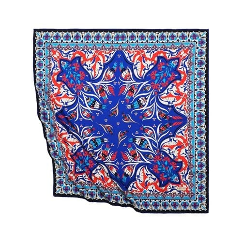 'BURSA İPEQ Hijab Scarf for Women | Lightweight Hair Scarves Islamic Turban | 35'' - 35'' Silk Like Head Scarfs Seasonal Shawl'