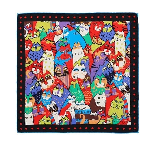 BURSA İPEQ Women's Silky Neck Scarf 22”x22” | 100% Silky Rayon | Headband Scarf Bandana| Ethnic, Lightweight, Bag Accessories