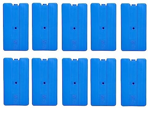 Buz Aküsü Buz Kasedi Ice Box 10nanlu Set 370 ml x 10, Ankanorm, Mavi