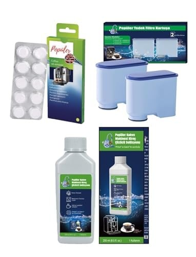 CA6700 Espresso Bakım Seti – 2’li Aquaclean + 10 Tablet Yağ Çözücü + Kireç Çözücü