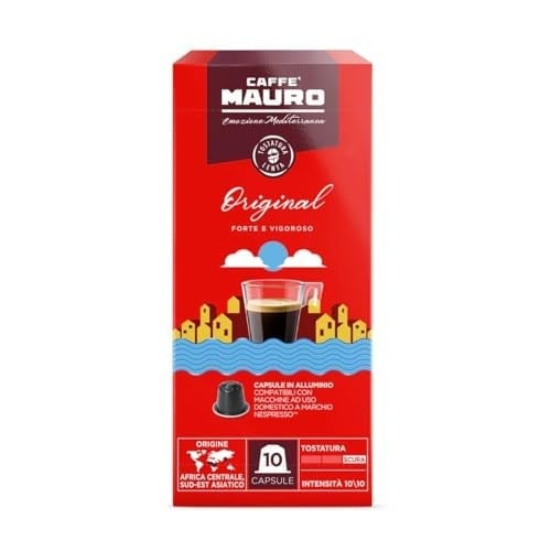 Caffè Mauro Original Nespresso Kapsül Espresso Medium Roast Orta Kavrulmuş 10 Adet Alüminyum Kapsül