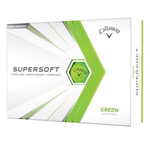 Callaway Erkek Golf Supersoft Mat Golf Topları 2021