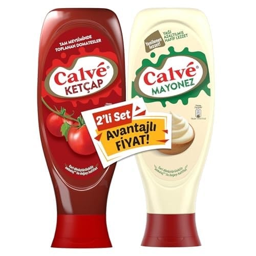 Calve Ketçap 610 g + Mayonez 540 g 2'li Set