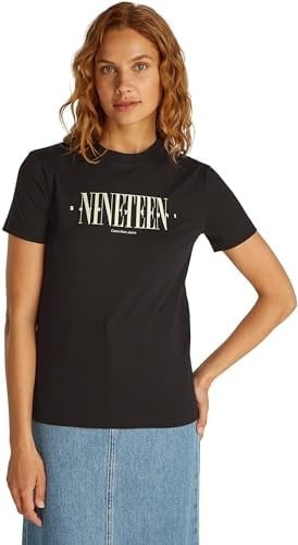 Calvin Klein 19 GRAPHIC REG TEE Tişört Kadın