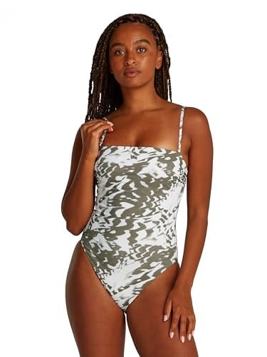 Calvin Klein BANDEAU ONE PIECE-RP Mayo Kadın