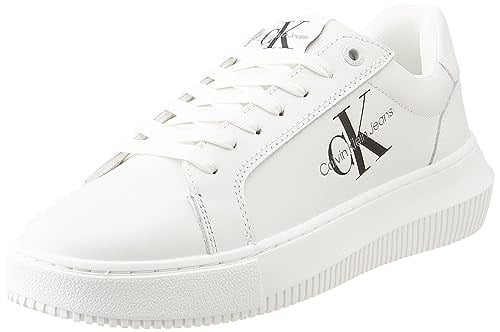 Calvin Klein CHUNKY CUPSOLE LACEUP MON LTH WN Kadın Spor Ayakkabı YW0YW00823YBR